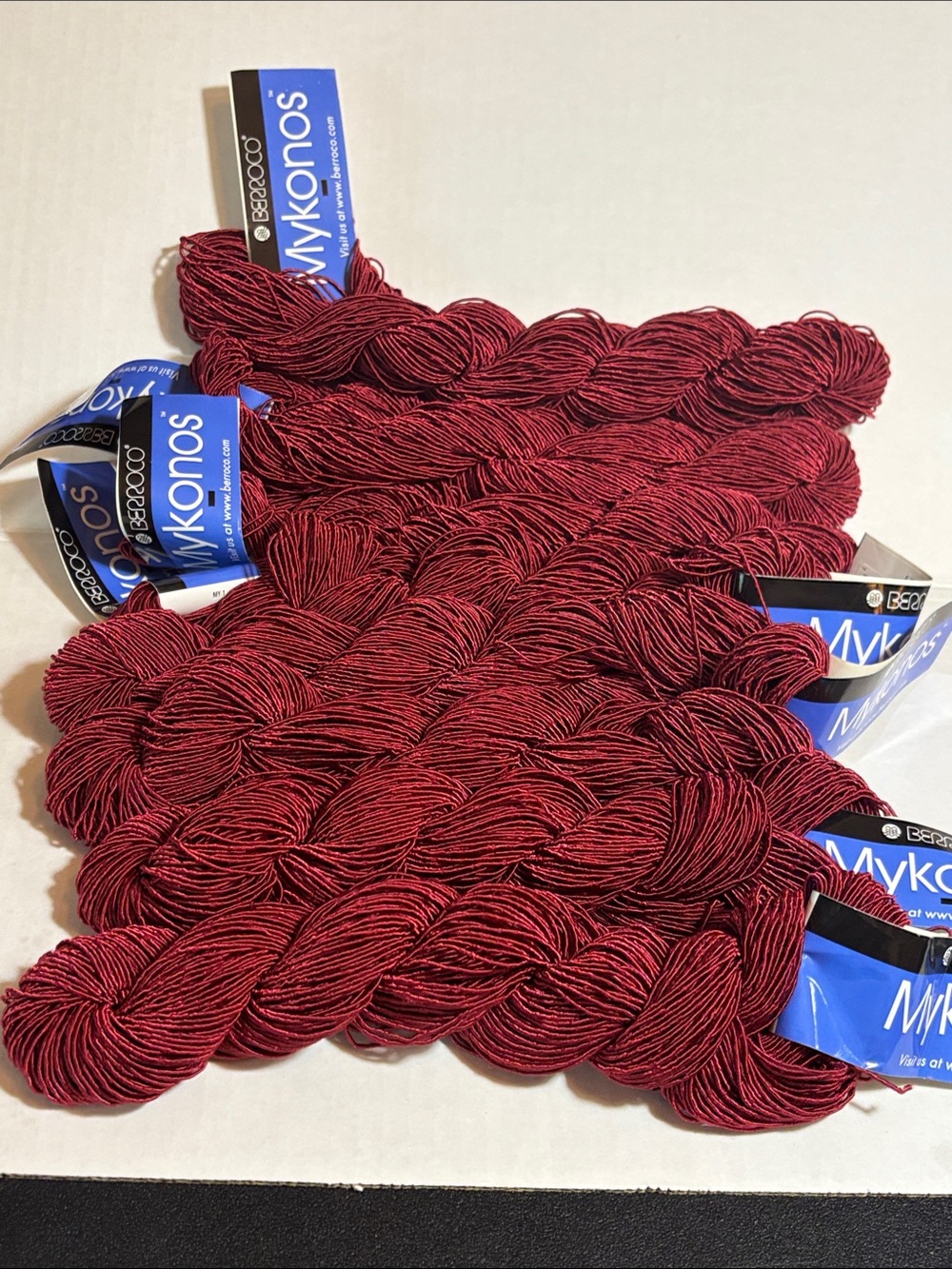 Mykonos Yarn - Crimson set of 8